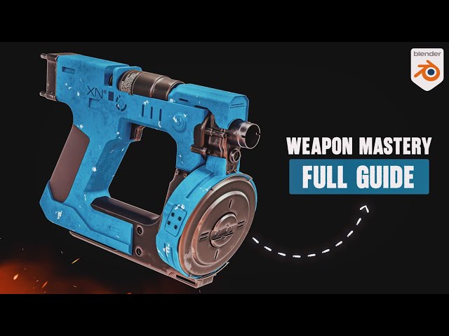 Blender Weapon Design Tutorial | Full Course