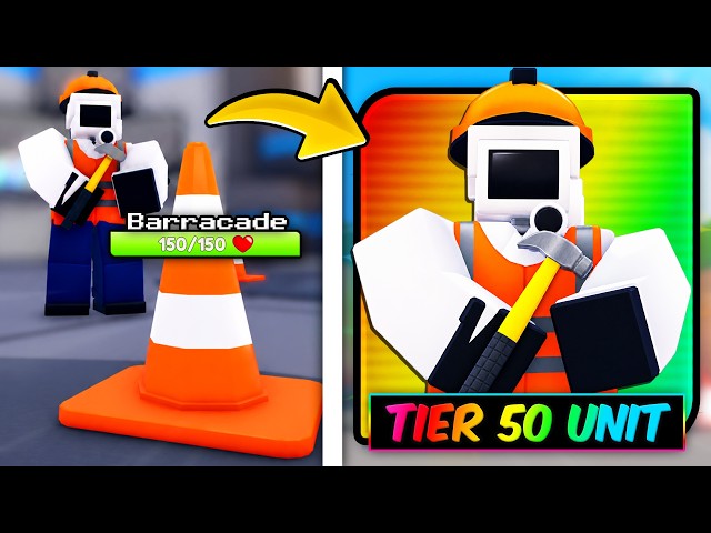 I Unlocked TIER 50 BUILDER CAMERAMAN in Alliance Tower Defense..