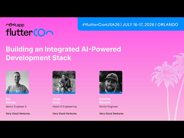 Building an Integrated AI-Powered Development Stack - Rui, Jorge & Dominik | Fluttercon USA 2026