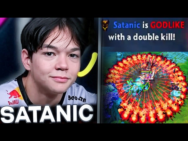 Satanic Shadow Fiend Goes GODLIKE vs Team Falcons! 🔥