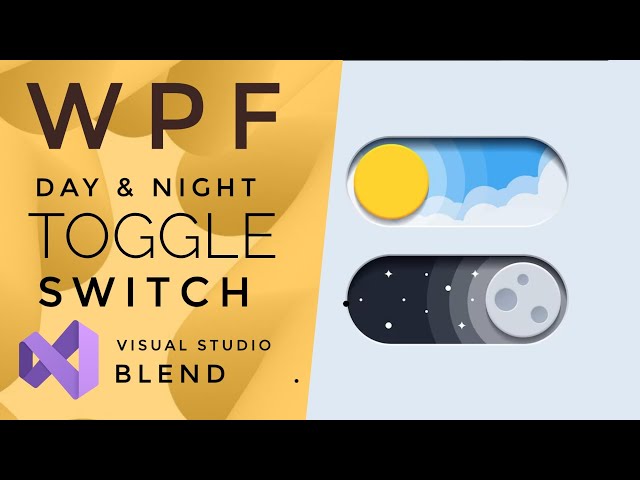 WPF Tutorial: Toggle Button in WPF | Toggle Switch | Button | Visual studio | C#