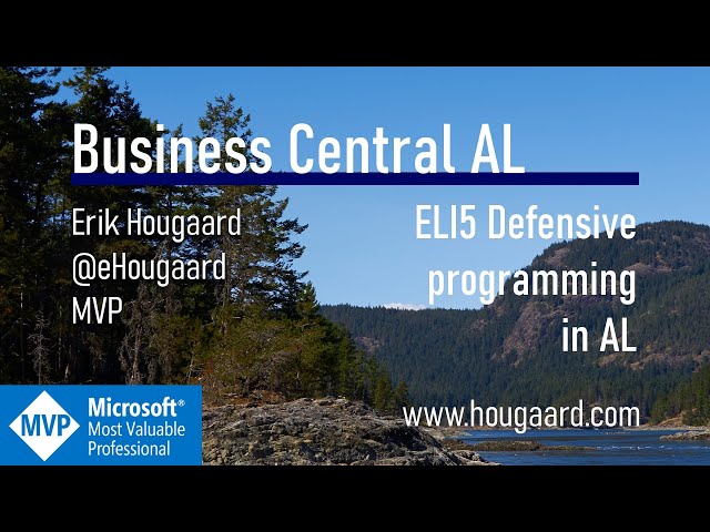 ELI5 Defensive programming al AL with Business Central