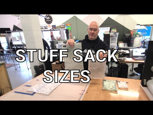 Stuff Sack Sizes & Uses