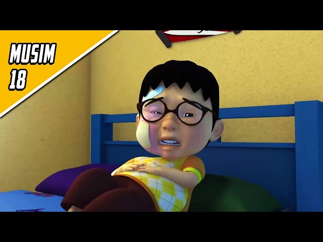 Upin & Ipin Musim 18 - Kasihan Ehsan Di Sengat Lebah | Upin Ipin Terbaru 2024