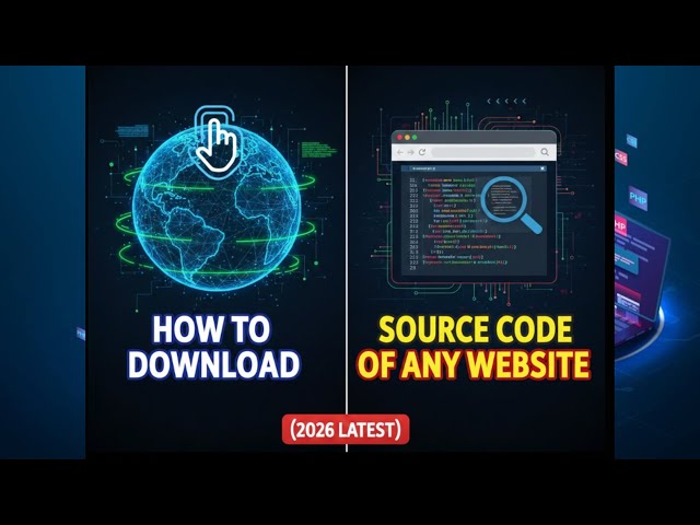 How to Download Source Code of Any Website (2026 Latest) | 100% Working | Learn With Sazzad