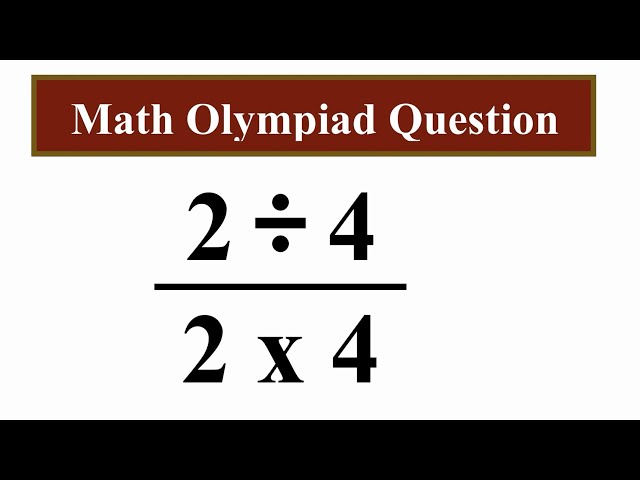 Tricky Math Olympiad Problem