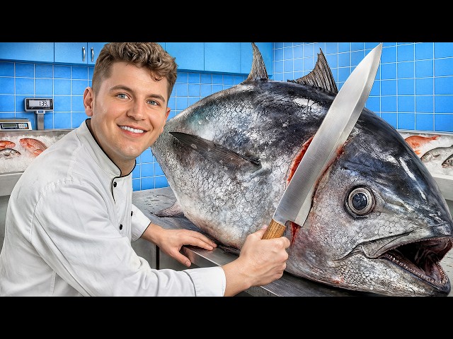 Carving A Whole Bluefin Tuna