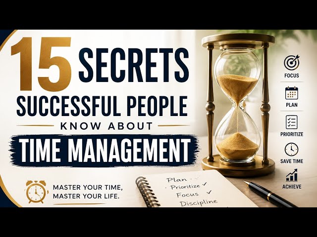15 Secrets Successful People Know About Time Management (Full Audiobook)