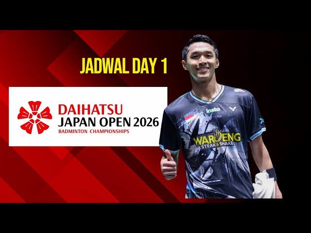 Day 1 Schedule: Japan Open 2026 BWF Super 750 Badminton