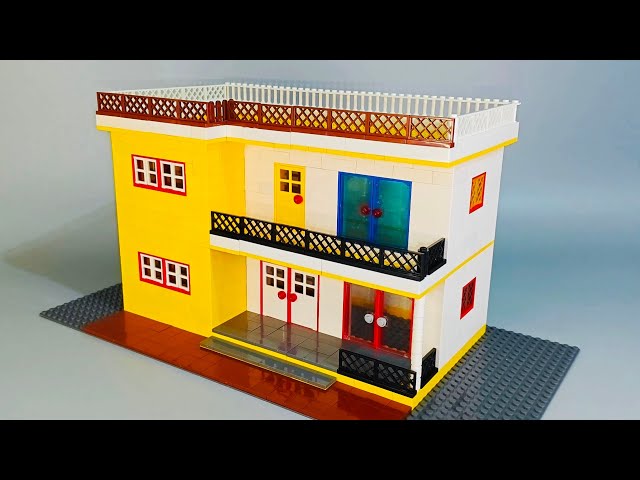 How To Build a LEGO House MOC | Satisfying Diy | Building Blocks Instructions #lego #legomoc #diy 