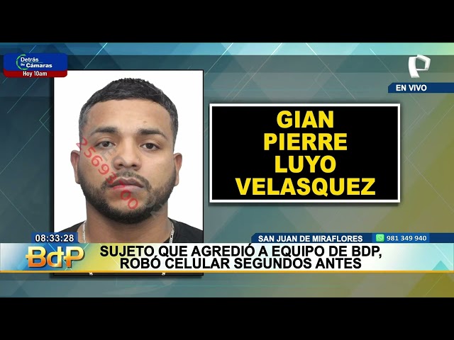 Panamericana Television team attacked in SJM during live broadcast (2/3)