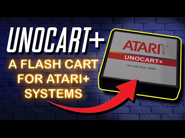 A Flash Cart for Your Atari 2600+!  Unocart+ Review
