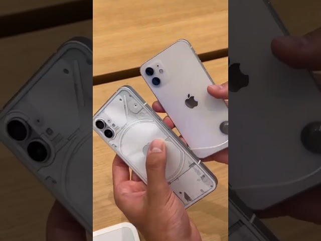 Nothing Phone VS iPhone Design Different 2025 #gadgetguide #phonereviews