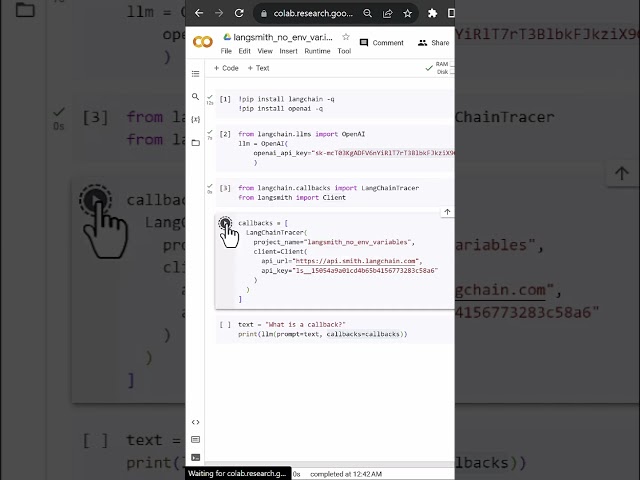 Connect to LangSmith without environment variables