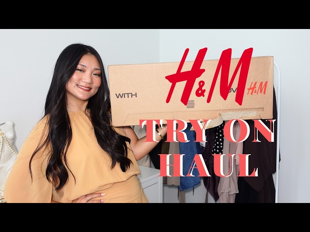 H&M NEW IN TRY ON HAUL | TRANSITIONAL PIECES | FALL ITEMS