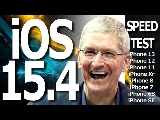 iOS 15.4 Speed / Performance Test : 8 iPhone models tested.
