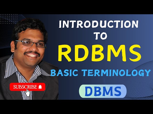 INTRODUCTION TO RDBMS & BASIC TERMINOLOGY OF RDBMS || RELATIONAL DATABASE MANAGEMENT SYSTEM || DBMS