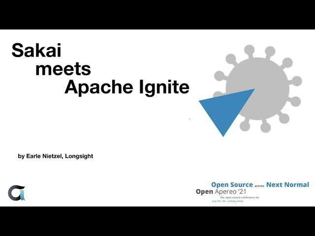OA21: Breakout (5) Sakai + Apache Ignite