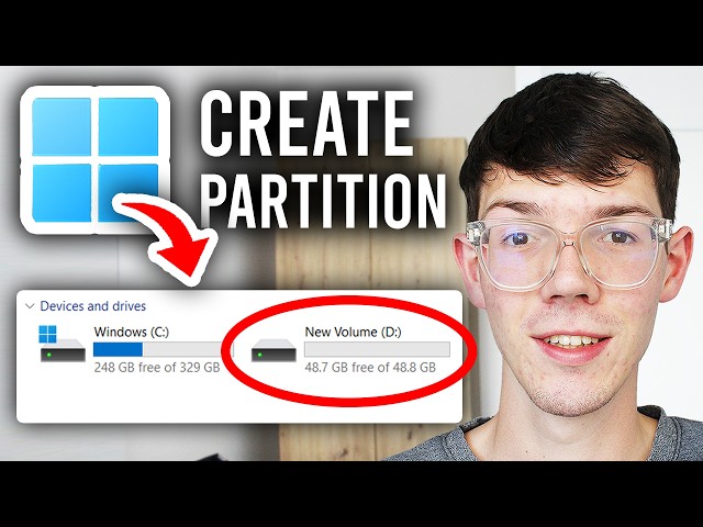 How To Create Partition In Windows 11/10 - Step By Step