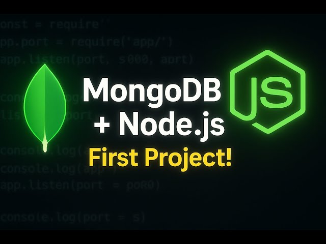 Getting Started with MongoDB Atlas + Node.js in VSCode (Mongoose Tutorial)