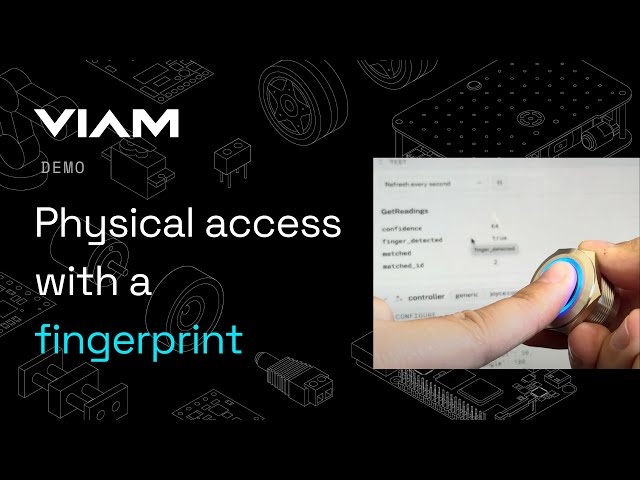 Enable physical access using a fingerprint sensor | DEMO