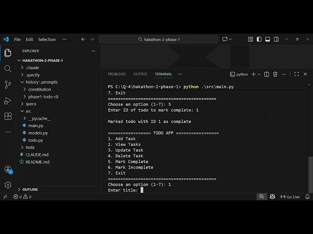 Hakathon 2 Phase 1_Todo-App