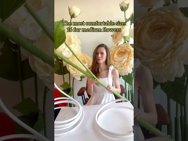 How to make a stem for Giant Flowers