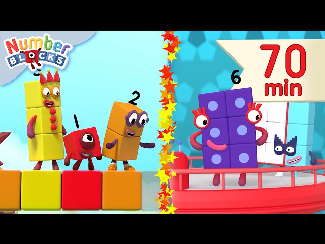 Pattern Palace Full Episode & More! | Learn to Count for Kids | Number Cartoon | Numberblocks