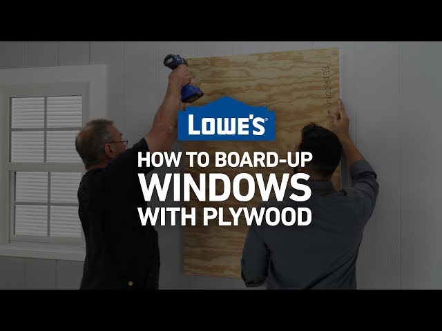 How To Board Up Windows with Plywood | Severe Weather Guide