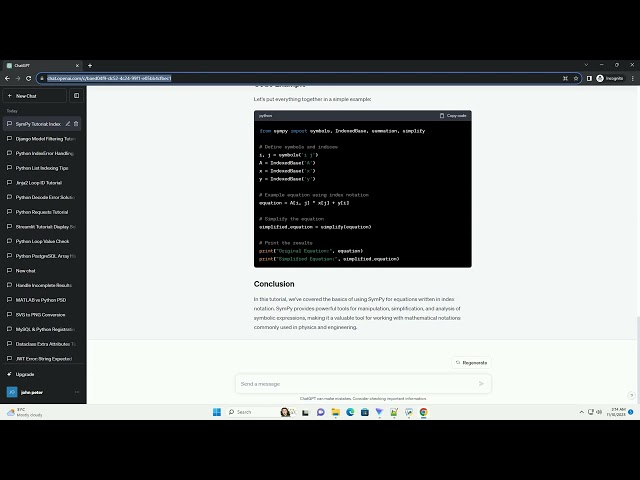 Index notation and sympy How do we use sympy package effectively for equations are written using ind