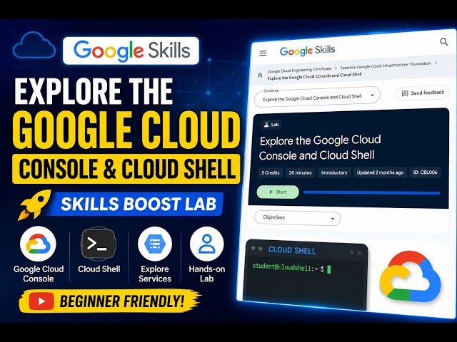 Explore the Google Cloud Console and Cloud Shell | Google Cloud Skills Boost Lab