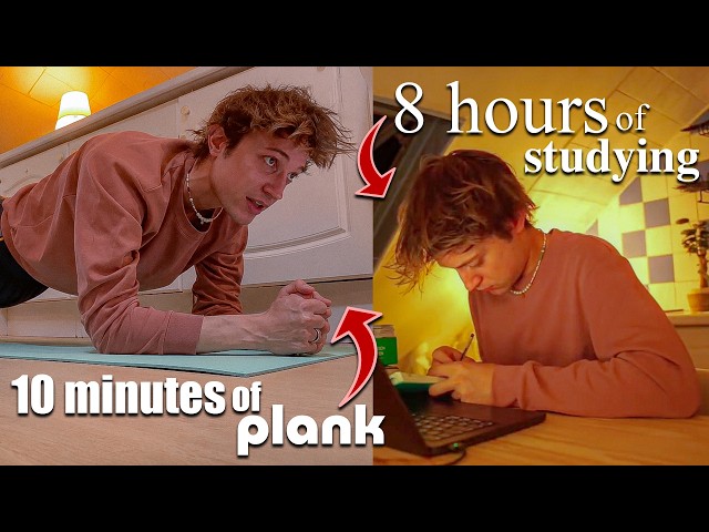 BREAKING THE RECORD FOR THE LONGEST PLANK IN A STUDY STREAM 😱 | Pascal Zoels Stream Highlights