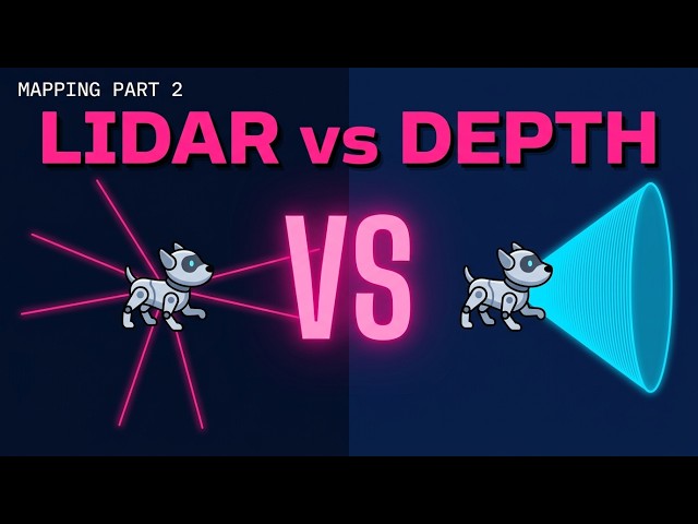 LiDAR vs Depth Camera - AI Robot Dog | Map and Nav Part 2