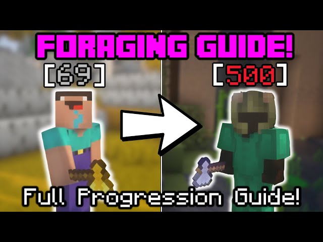 The ULTIMATE Foraging Progression Guide! | Hypixel Skyblock