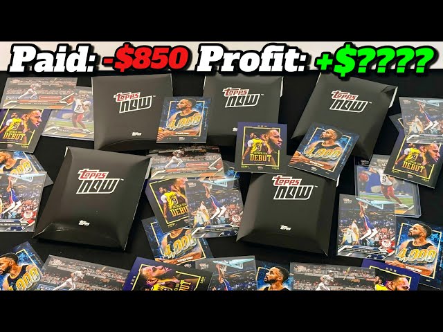 I Made $______ Opening Only Topps Now Packs...