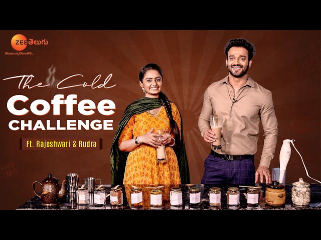The Cold Coffee Challenge Ft. Likitha & Akarsh - Rajeshwari Villas Coffee Club - Zee Telugu