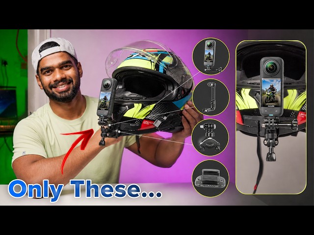 Insta360 X6 or Other Helmet Mount Setup Tutorial (and Full Moto Vlogging Settings Guide)