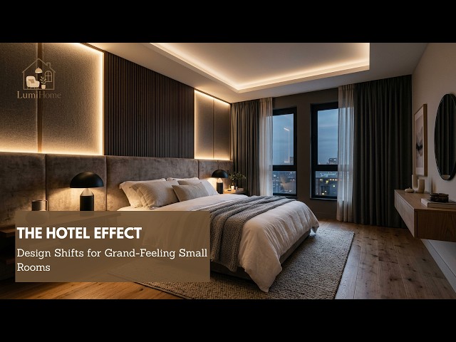 The Hotel Effect: Design Shifts for Grand-Feeling Small Rooms
