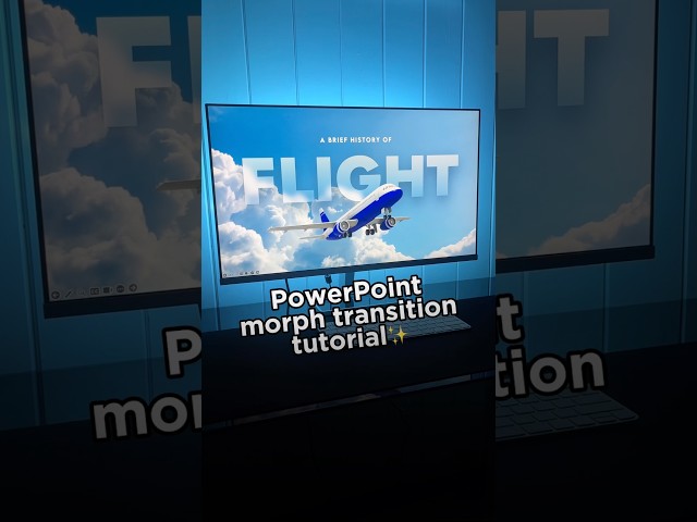 PowerPoint Morph Transition Tutorial✨ #powerpoint