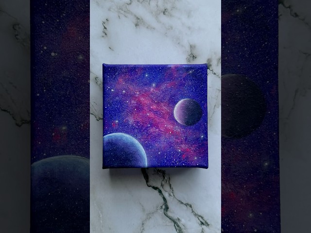 galaxy painting 🌌🪐✨ #art #painting #galaxy #artshorts #like