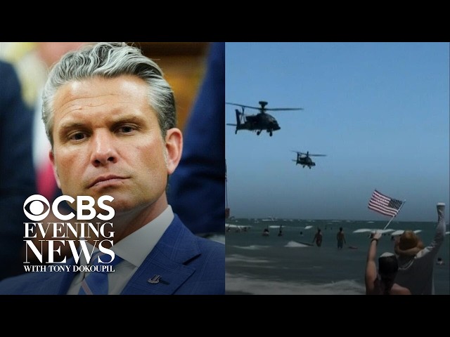 Pete Hegseth lifts Apache helicopter pilots' suspension for low flyover
