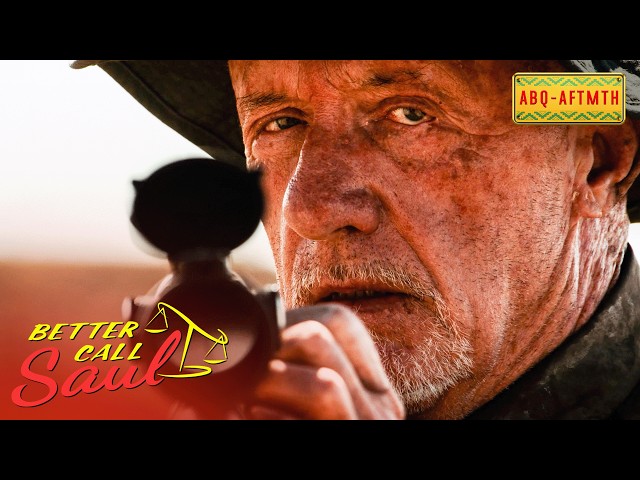 Jimmy Walks Into the Road as Bait for the Last Gunman | Better Call Saul
