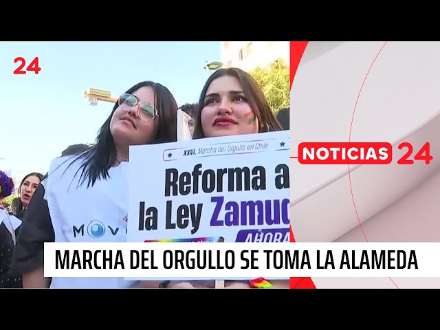 Miles de personas participaron en marcha del orgullo | 24 Horas TVN Chile