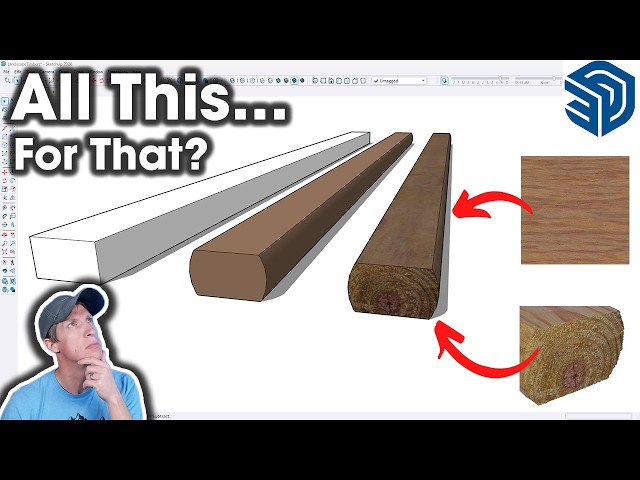 I Went WAY Too Deep Modeling a Landscape Timber
