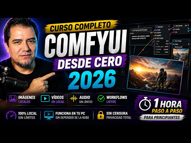 ComfyUI Course FROM SCRATCH: Install and Create Images and Videos Locally for FREE