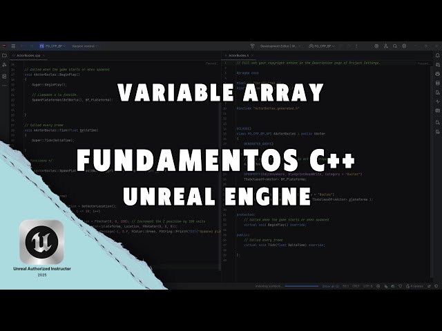 Arrays en C++ para Unreal Engine
