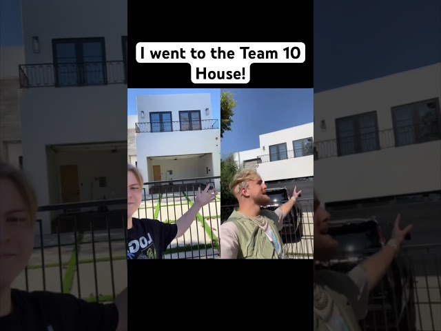 Went and visited the original Team 10 House! #jakepaul #team10 @jakepaul