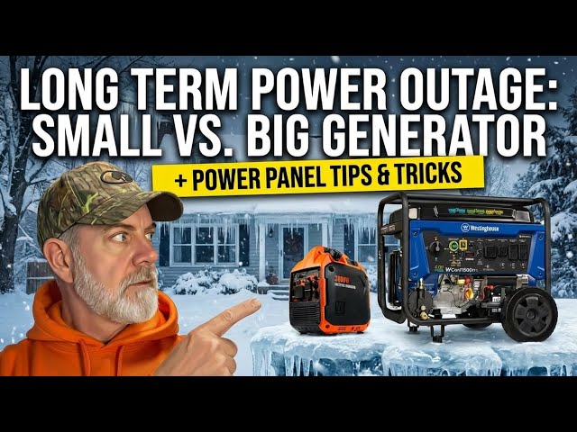 How to Run Your Whole House on a Small Generator (120V Panel Hack)