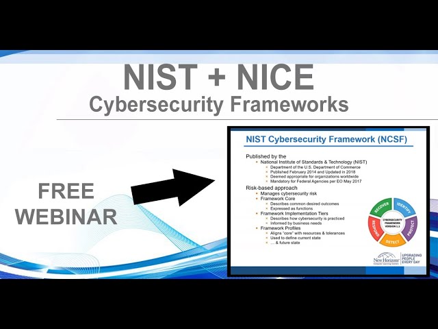 NIST + NICE Cybersecurity Frameworks