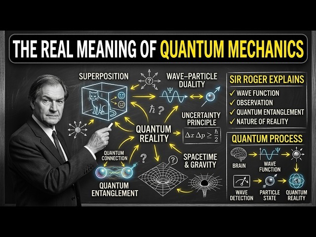 The Real Meaning of Quantum Mechanics - Sir Roger Explains